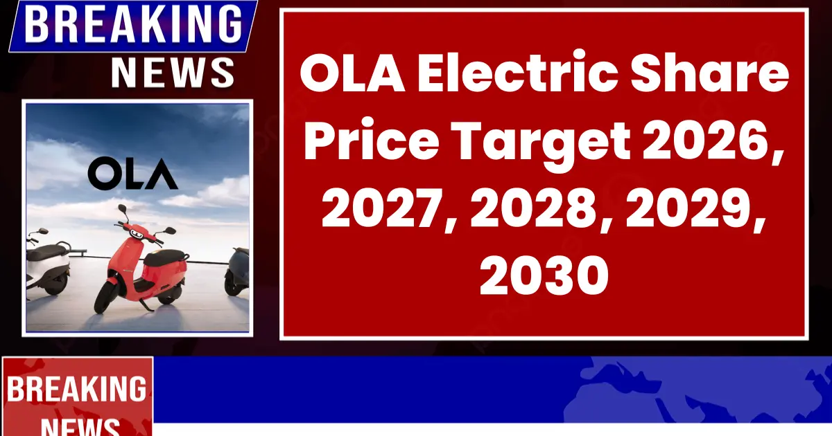 OLA Electric Share Price Target 2026, 2027, 2028, 2029, 2030
